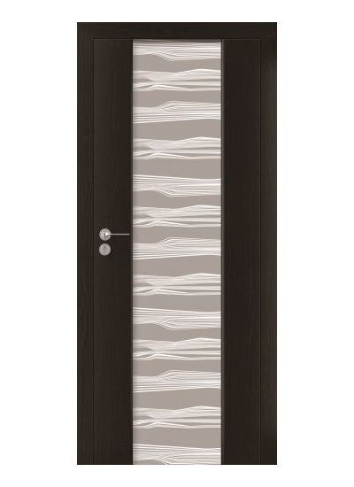Natura Space zebra alba mata model usi interior lemn furnir natural Porta Doors